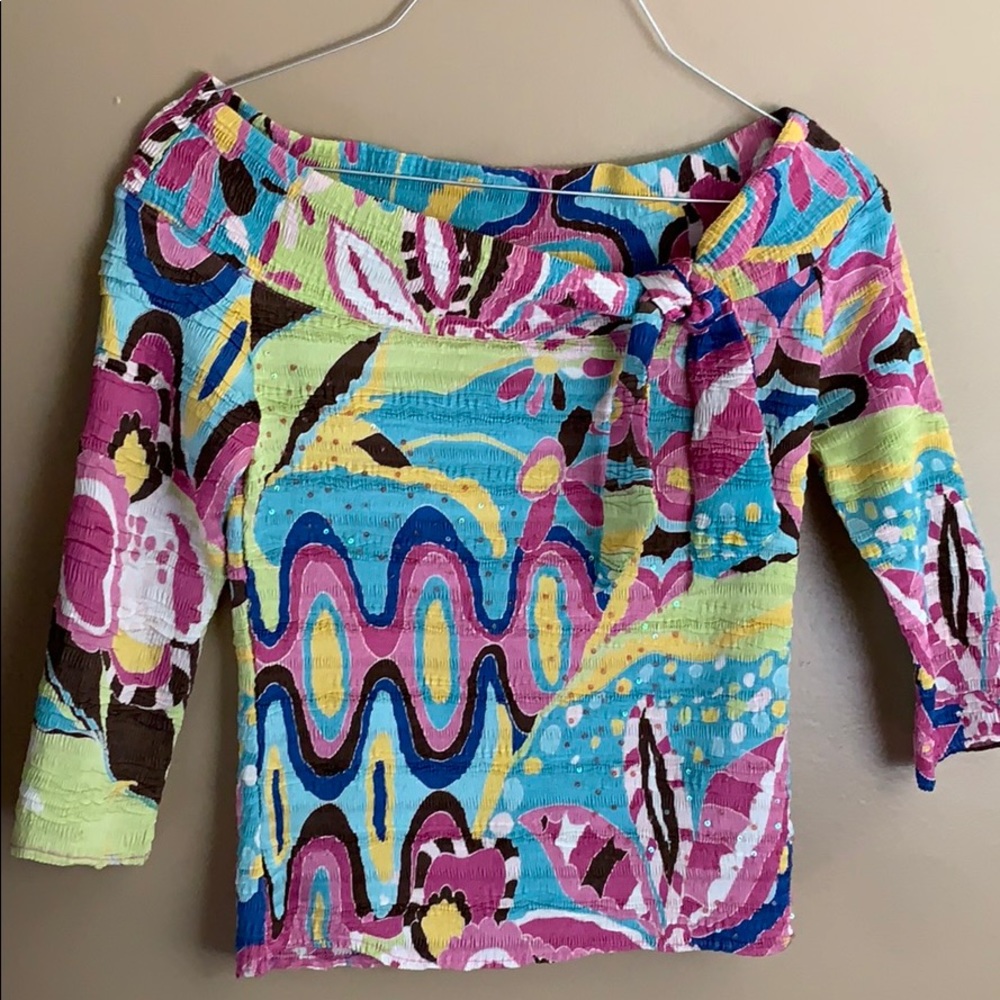 Multi colored blouse